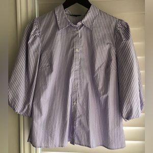 EUC; ladies stripe blouse